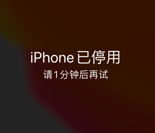 横沥镇苹果手机维修分享:iPhone 显示“不可用”或“已停用”怎么办？还能保留数据吗？ 